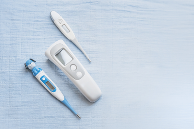 assortment of digital thermometers